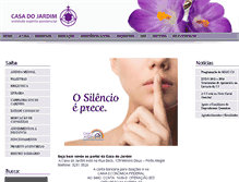 Tablet Screenshot of casadojardim.com.br